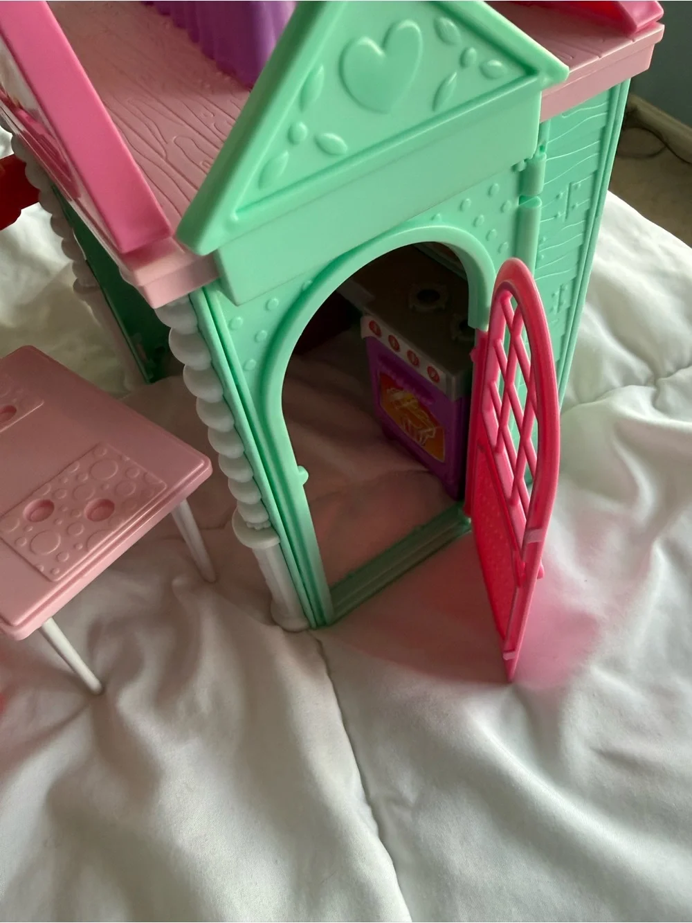 Barbie Club Chelsea House Pink Green Kids Playhouse Toy